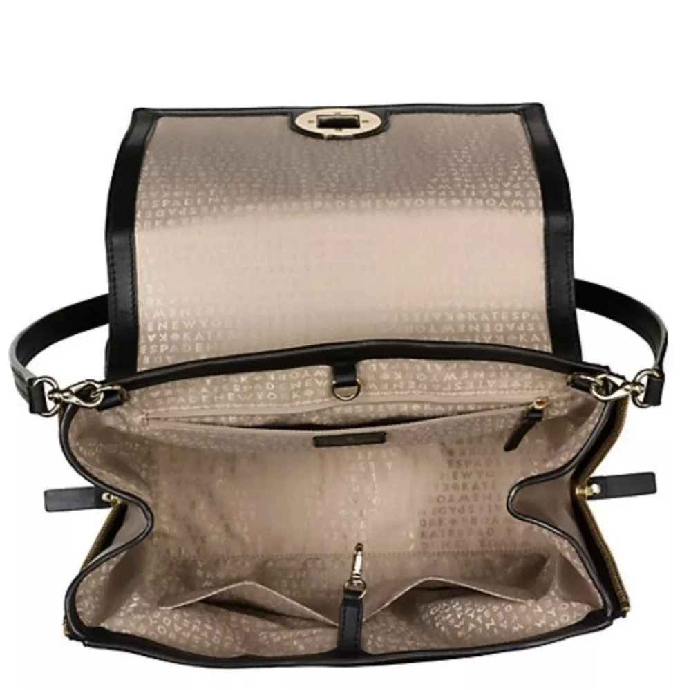 Kate Spade Varick Street Abbie Satchel   WKRU2097, Pre owned.